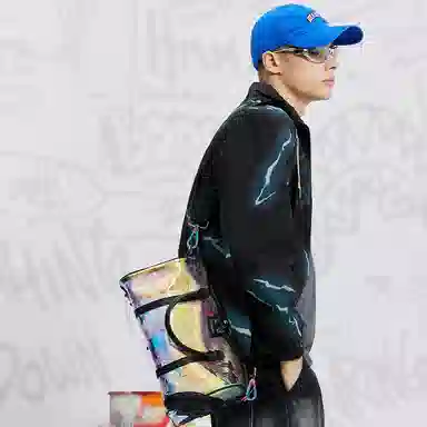 SPRAYGROUND Logo Shark Mouth Lightning Jacket