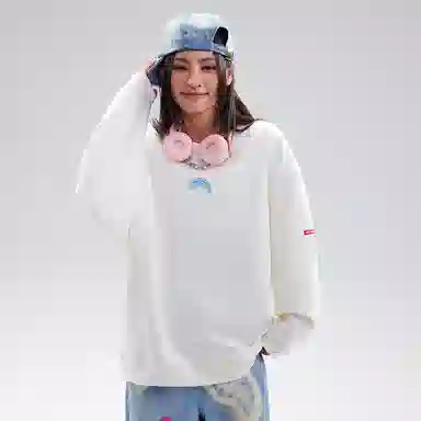 SPRAYGROUND Shark Logo Crewneck Sweatshirt