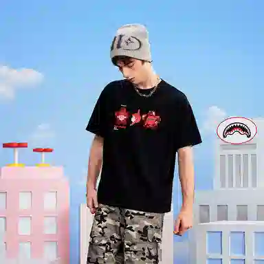 Sprayground x Feide Shark Logo Tee