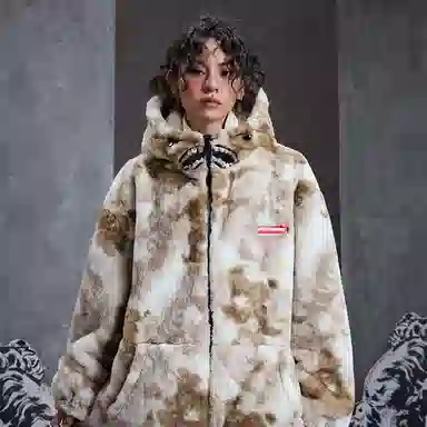 Sprayground Mushi Collaboration Plush Graffiti Jacket