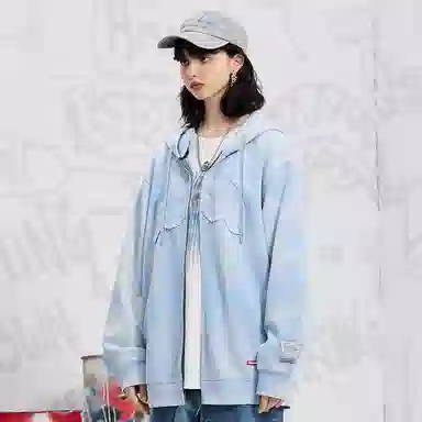 SPRAYGROUND Shark Mouth Tie-Dye Hoodie