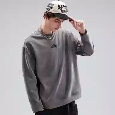 SPRAYGROUND Shark Logo Crewneck Sweatshirt