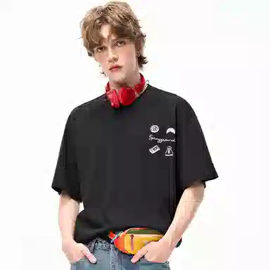 SPRAYGROUND Logo Shark Mouth Tee