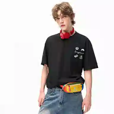 SPRAYGROUND Logo Shark Mouth Tee