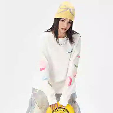 SPRAYGROUND Shark Logo Crewneck Sweatshirt