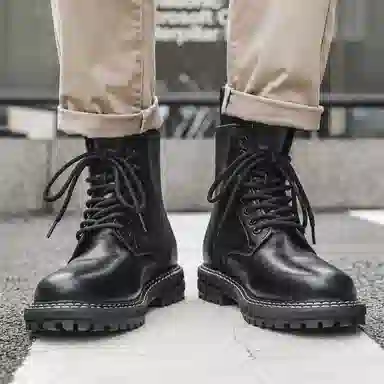 V ZERO FIVE Martin Boots Black