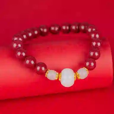 小银匠 多福南瓜转运 福气满满 水逆退散 时来好运 诸事顺利新中式民族风复古气质国潮百搭好运 朱砂 手串 女款