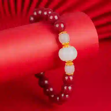 小银匠 多福南瓜转运 福气满满 水逆退散 时来好运 诸事顺利新中式民族风复古气质国潮百搭好运 朱砂 手串 女款