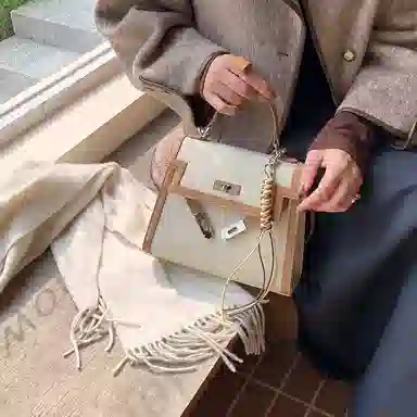 MICOCAH Retro Sweet PU Handbag