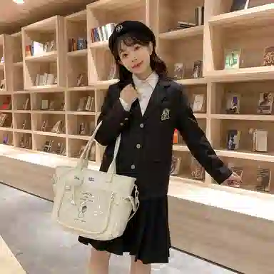 单肩包 可爱透明斜挎包包女学生手提包大容量卡通单肩托特包