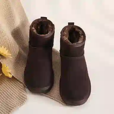 ZHR Snow Boots Waterproof Thick Sole