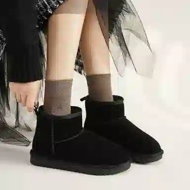 ZHR Snow Boots Waterproof Thick Sole