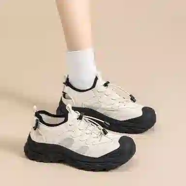 ZHR ZZZ Synthetic Leather Low Top Sneakers