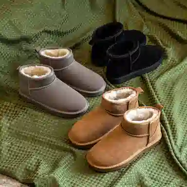 ZHR Snow Boots Waterproof Thick Sole