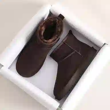 ZHR Snow Boots Waterproof Thick Sole