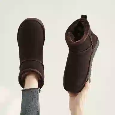 ZHR Snow Boots Waterproof Thick Sole