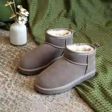 ZHR Snow Boots Waterproof Thick Sole