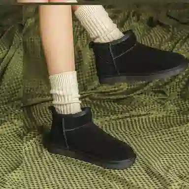 ZHR Snow Boots Waterproof Thick Sole