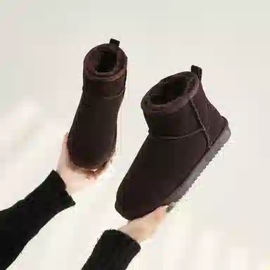 ZHR Snow Boots Waterproof Thick Sole