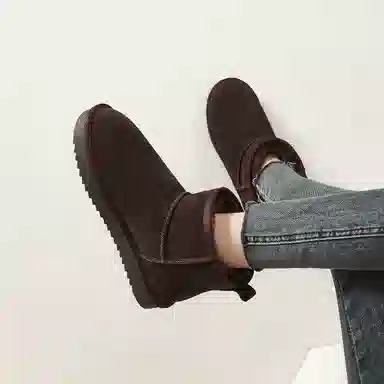 ZHR Snow Boots Waterproof Thick Sole