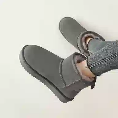 ZHR Snow Boots Waterproof Thick Sole