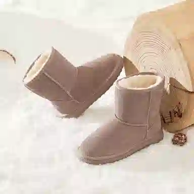 ZHR Snow Boots Waterproof Thick Sole