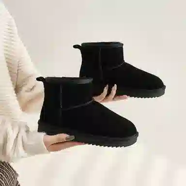 ZHR Snow Boots Waterproof Thick Sole