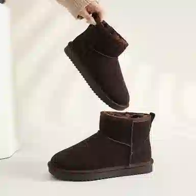 ZHR Snow Boots Waterproof Thick Sole