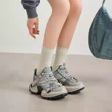 EBLAN Classic Retro Dad Shoes Red