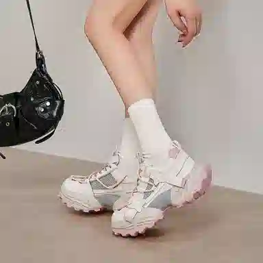 EBLAN Classic Retro Dad Shoes Red