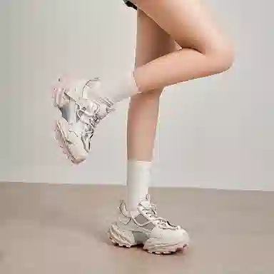 EBLAN Classic Retro Dad Shoes Red