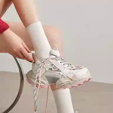 EBLAN Classic Retro Dad Shoes Red