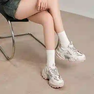 EBLAN Classic Retro Dad Shoes Red