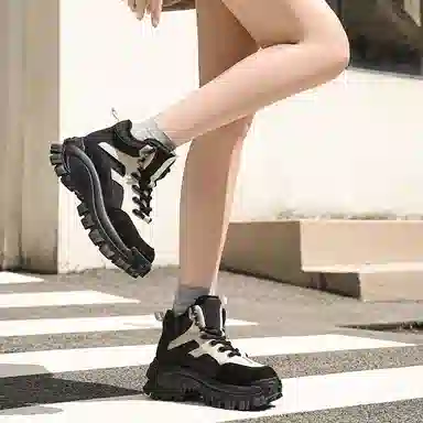 EBLAN Snow Boots Black Grey