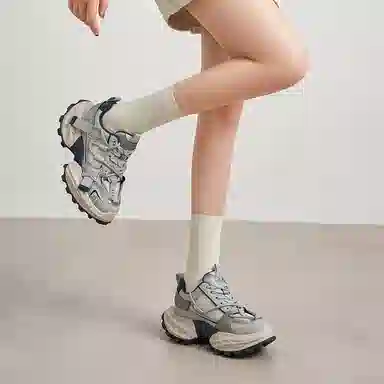 EBLAN Classic Retro Dad Shoes Red