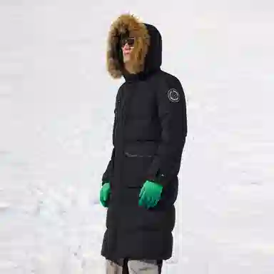 SNOW FLYING Wind Snow Series Long Down Jacket