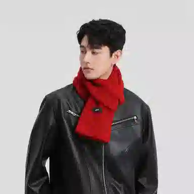 匹克 纯色舒适保暖柔软休闲百搭经典本命年 羊毛 绒线围巾 男女同款情侣款