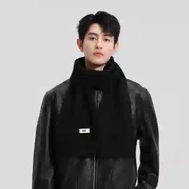 匹克 纯色舒适保暖柔软休闲百搭经典本命年 羊毛 绒线围巾 男女同款情侣款