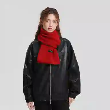 匹克 纯色舒适保暖柔软休闲百搭经典本命年 羊毛 绒线围巾 男女同款情侣款