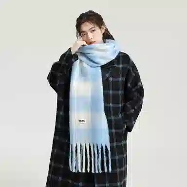 匹克 保暖防风秋冬季流苏百搭简约韩式轻奢风 聚酯纤维 绒线围巾 男女同款情侣款