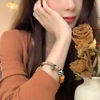 远山乔 国风藏式高级感复古民族风 玛瑙 玉石手串 男女同款情侣款