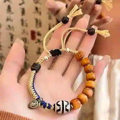 远山乔 国风藏式高级感复古民族风 玛瑙 玉石手串 男女同款情侣款