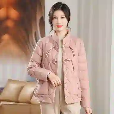 鸭鸭 新款优雅休闲纯色羽绒服 女款