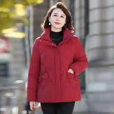 鸭鸭 洋气高贵简约舒适高级感羽绒服 女款