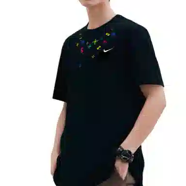 Nike Star Layered Graffiti Tee