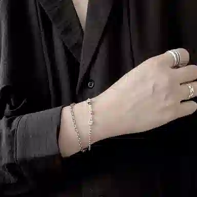 11N Times I&U Heart Letter Bracelet