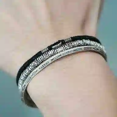 RONIN MADE Simple Chain Bracelet Silver
