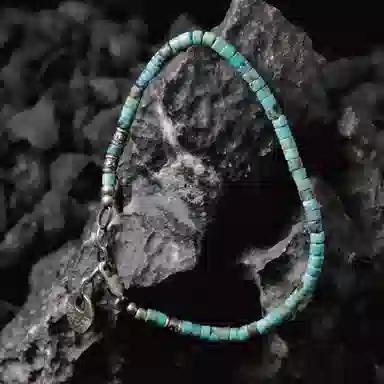 RONIN MADE Amara Green Beaded Bracelet