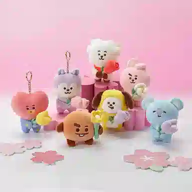 LINE FRIENDS BT21 SPRING DAY 9cm10cm11cm12cm