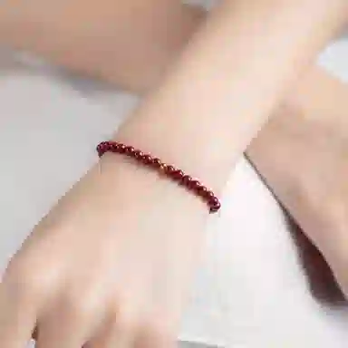 戴时光 时来运转本命年转运珠 再造辰砂朱砂 手串 女款